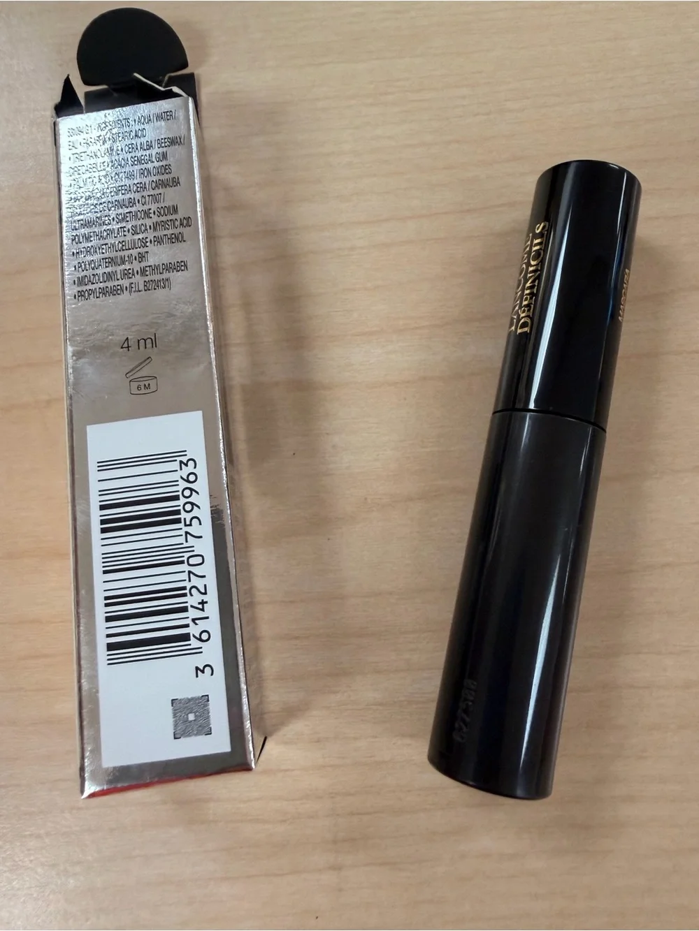NIB Lancome Mini Definicils High Definition Mascara 0.13 fl oz/4mL travel size